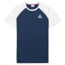 T-shirt Essentiels n°2 Le Coq Sportif Homme Bleu Blanc Vendre